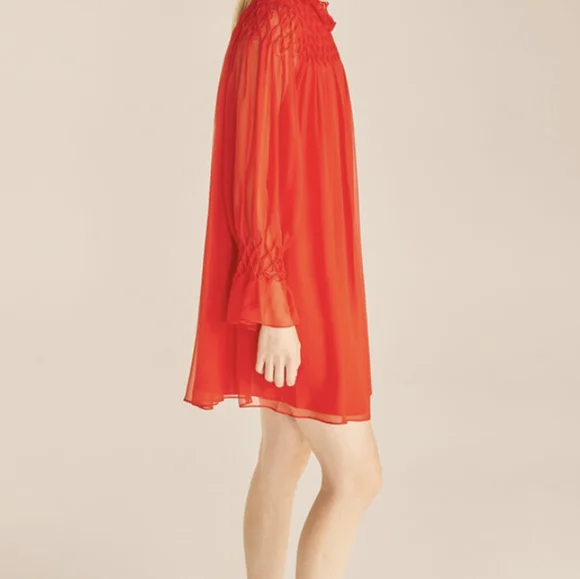 Rebecca Taylor Mock Neck Dress - Picture 2 of 4